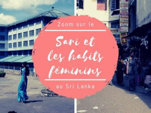 Sari et habits féminins au Sri Lanka