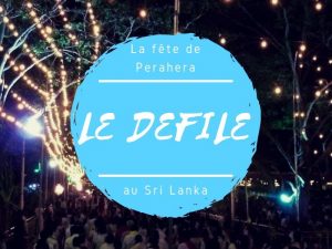 Fête de Perahera le défilé au Sri Lanka