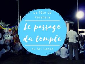 Fête de Perahera le passage du temple au Sri Lanka