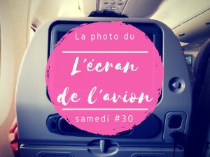 La photo du samedi écran d'avion au Sri Lanka