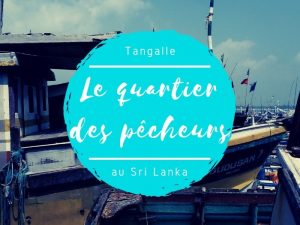 Le quartier des pêcheurs à Tangalle au Sri Lanka