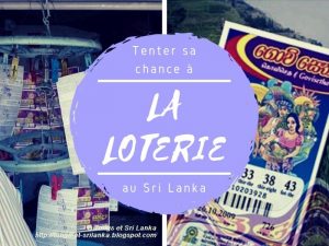La loterie au Sri Lanka