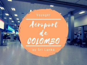 Aéroport de Colombo au Sri Lanka