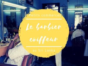 Barbier et coiffeur au Sri Lanka