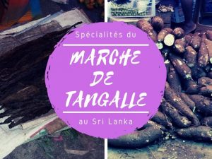 Spécialités du marché de Tangalle au Sri Lanka