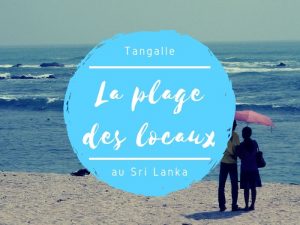 Tangalle plage des locaux au Sri Lanka