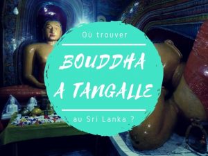 Bouddha à Tangalle au Sri Lanka