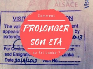 Prolonger son ETA en visa au Sri Lanka