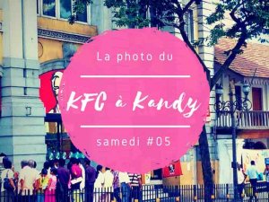 KFC au Sri Lanka à Kandy dans la photo du samedi