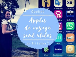 Applications de voyage pour le sri lanka