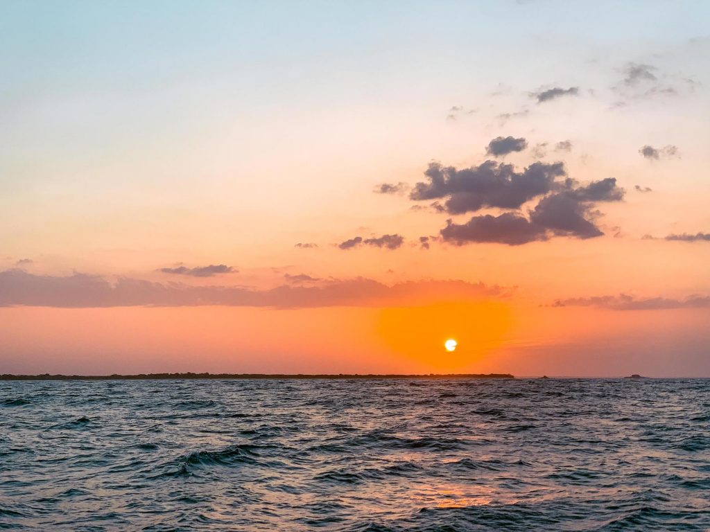 coucher de soleil au sri lanka