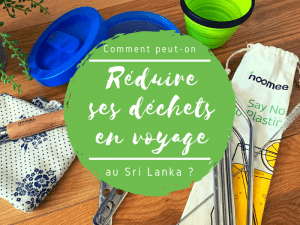 réduire ses déchets en voyage au Sri Lanka