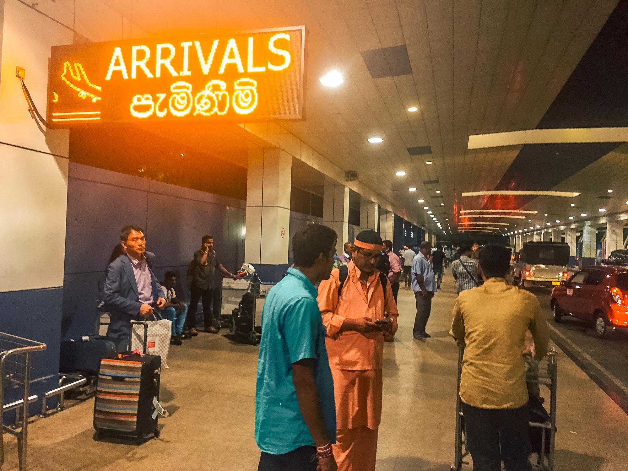 arriver au sri lanka