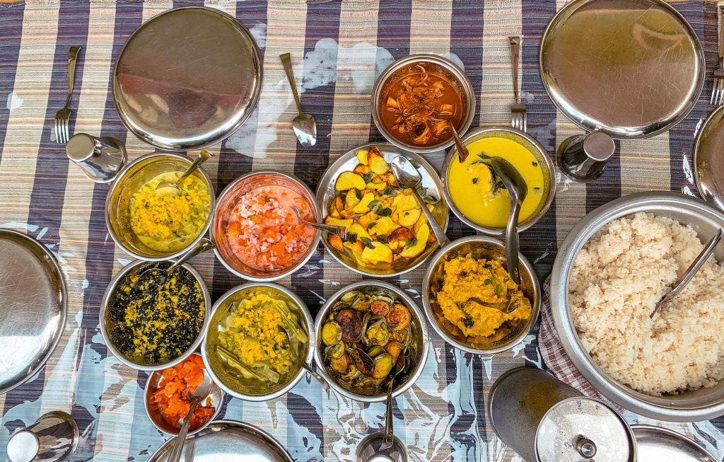 rice and curry à Batticaloa