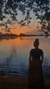 Lac de Tissa au Sri Lanka