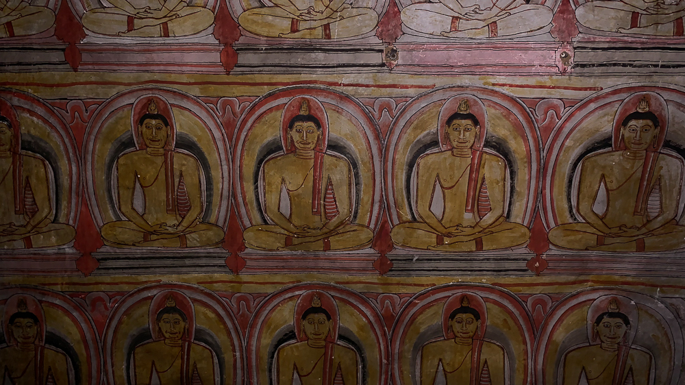 voyage virtuel : fresque dambulla