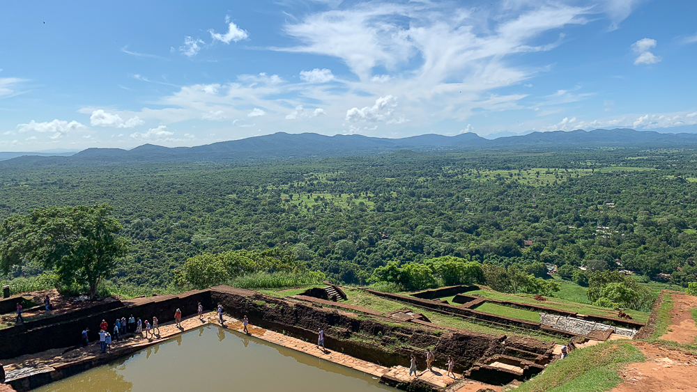 sigiriya le sommet histoire du rocher du lion