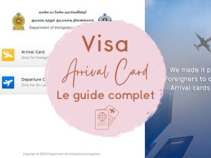 carte d'arrivée au sri lanka arrival card