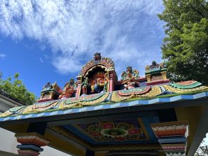 temple hindou sur le site d'ambuluwawa