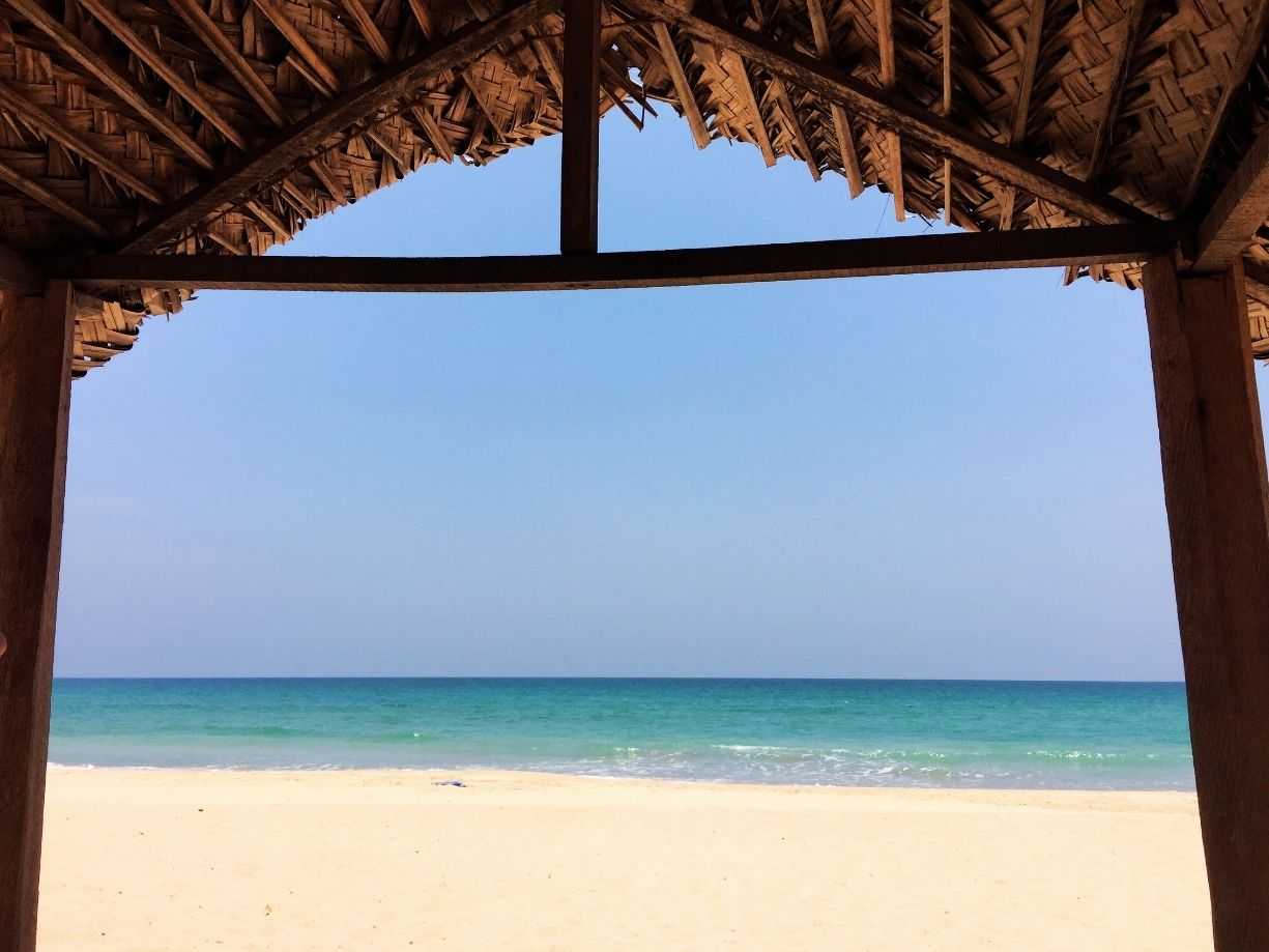 la plage paradisiaque de Nilaveli à 15km de trincomalee au Sri Lanka