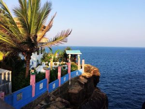 la vue depuis le temple de koneswaram au sri lanka