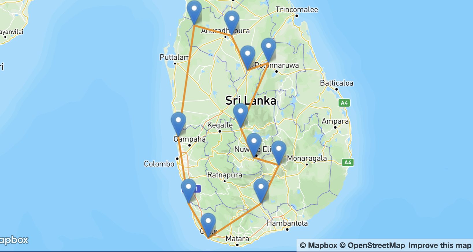 itinéraire voyage de groupe safaris au sri lanka