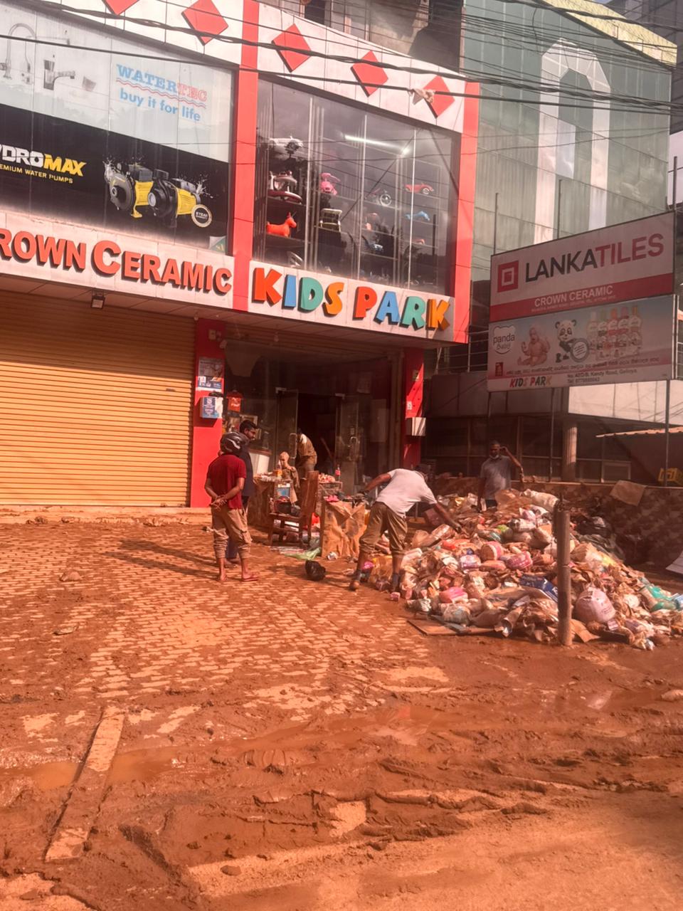 kandy après le cyclone